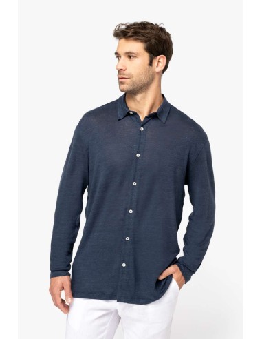 SPA-SP518-MEN'S LINEN SHIRT